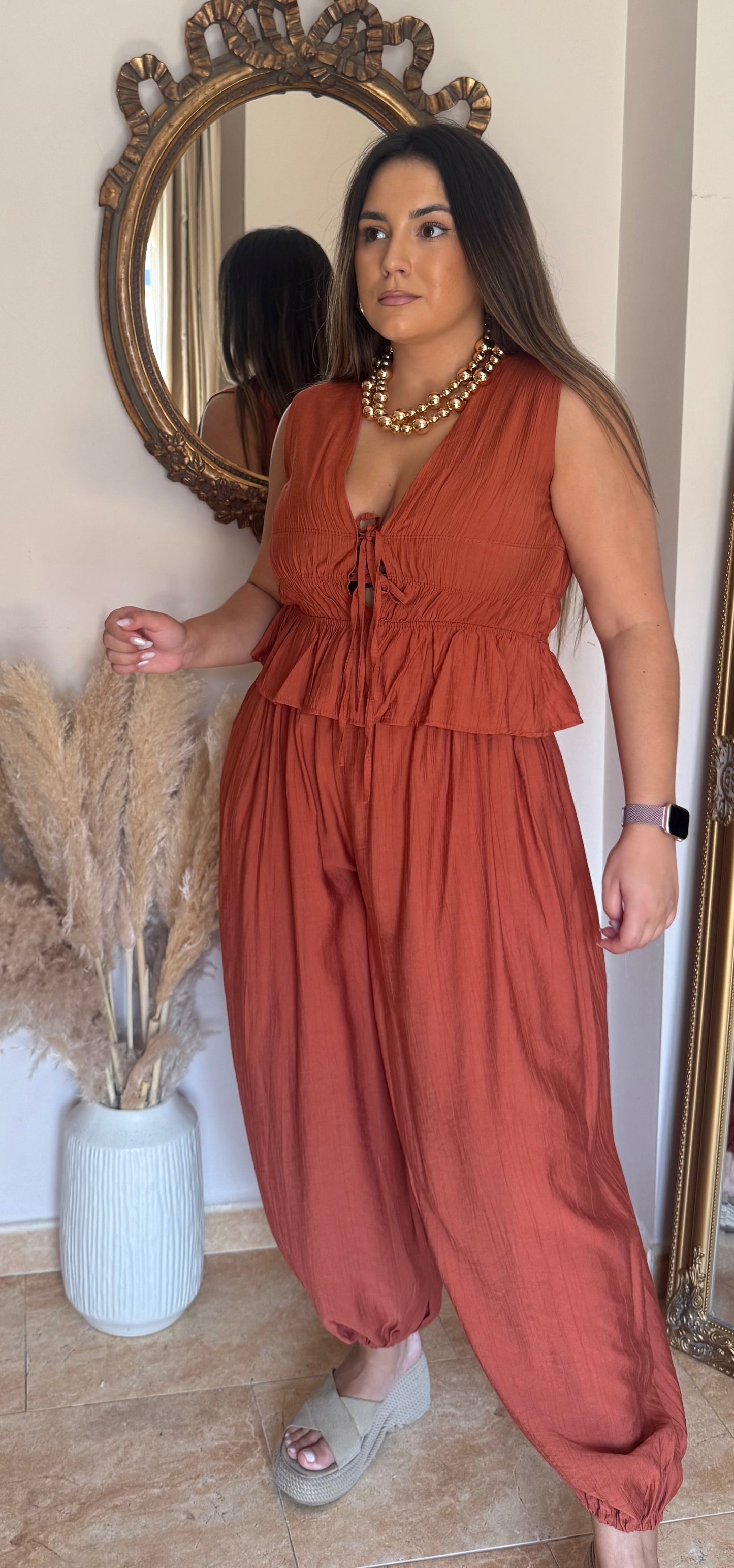 Conjunto Teja Texturizado