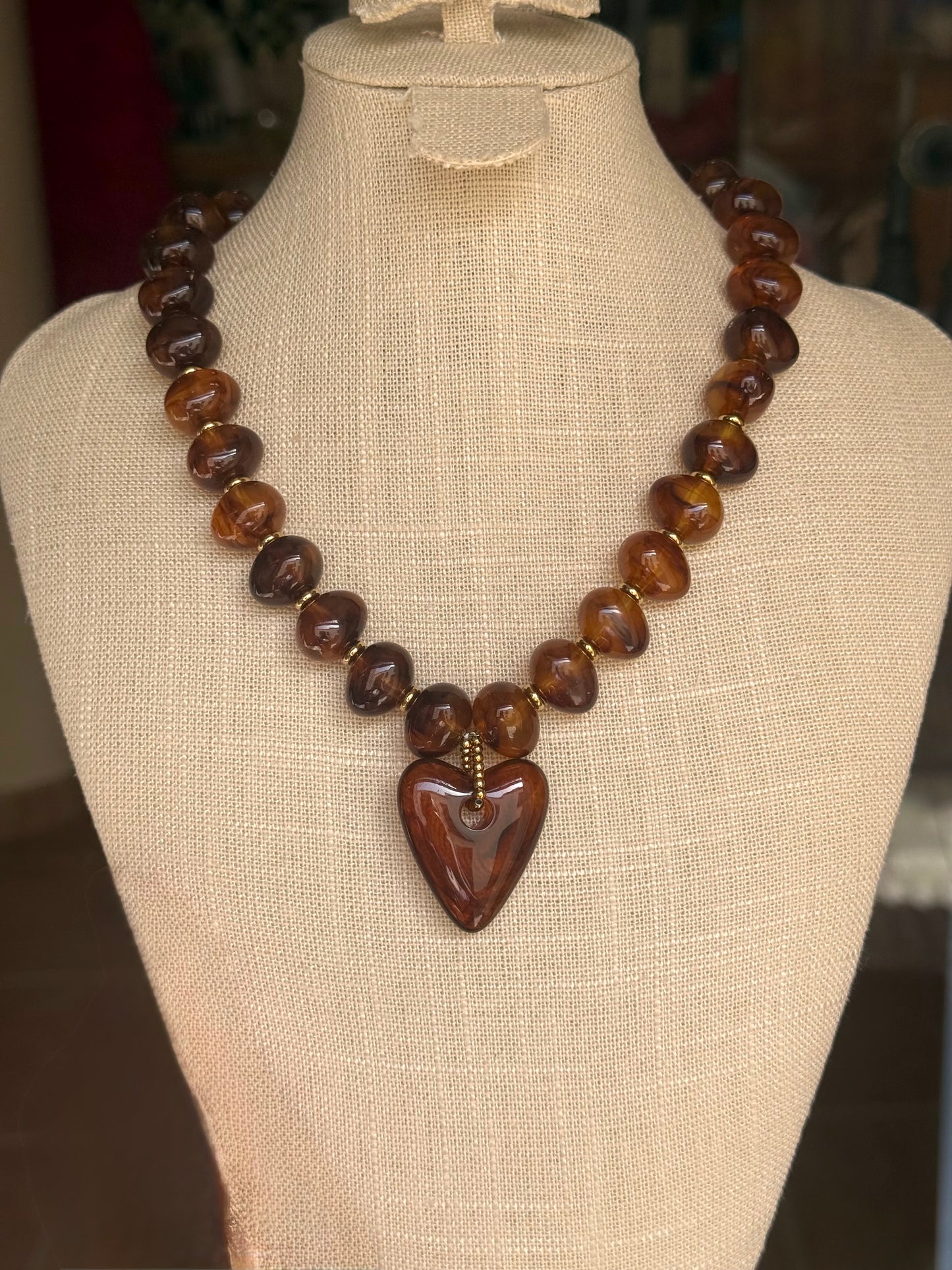 Collar Ámbar Heart