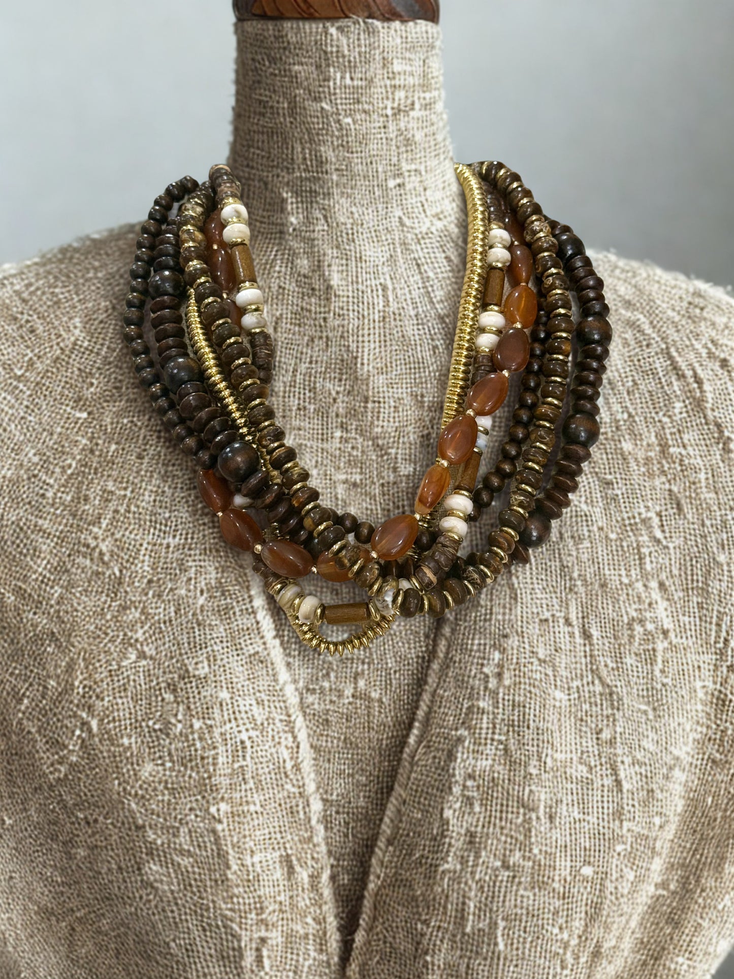 Collar Boho Tierra Maxi Gold