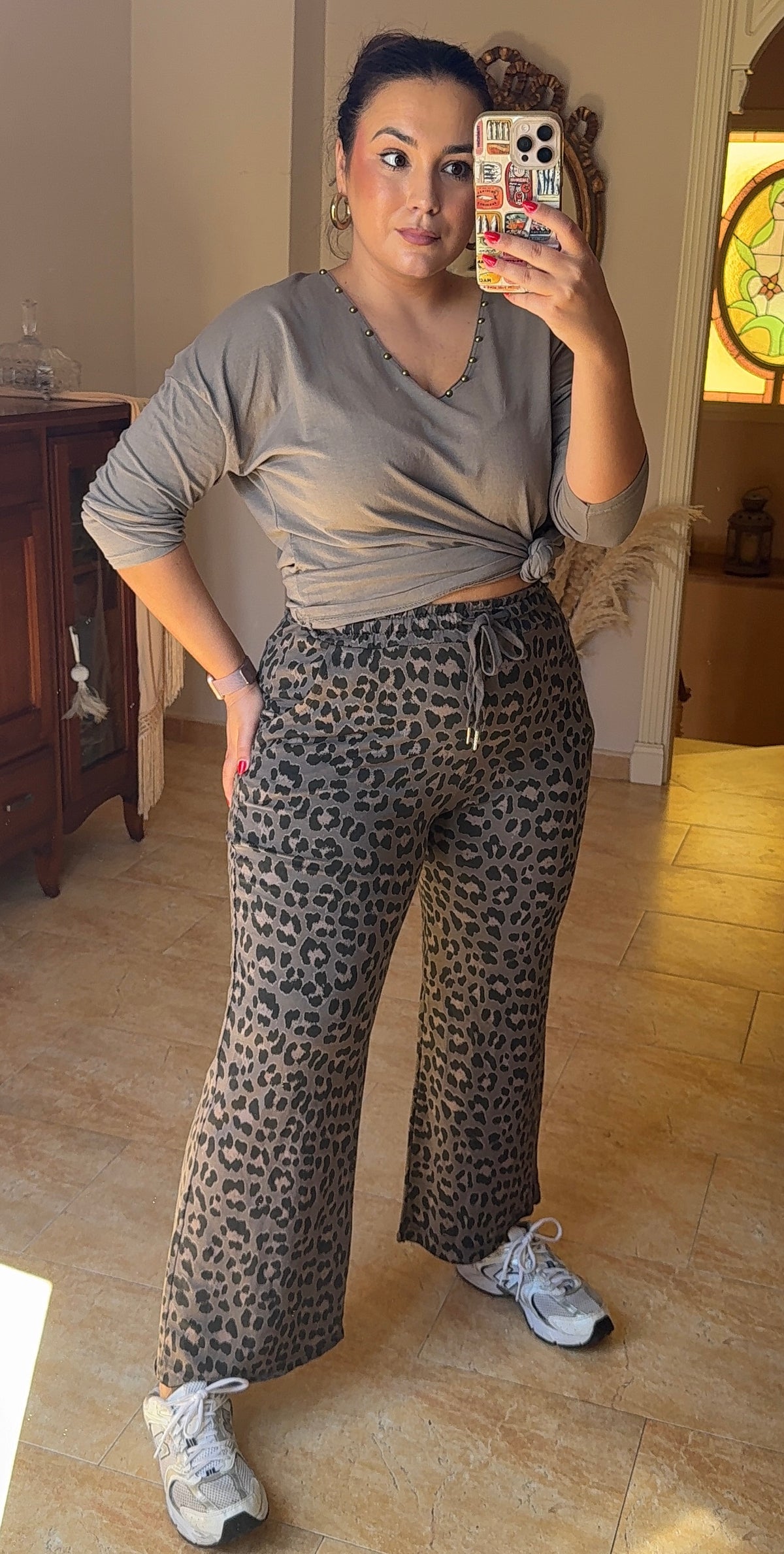 Pantalón Leo Algodón Topo