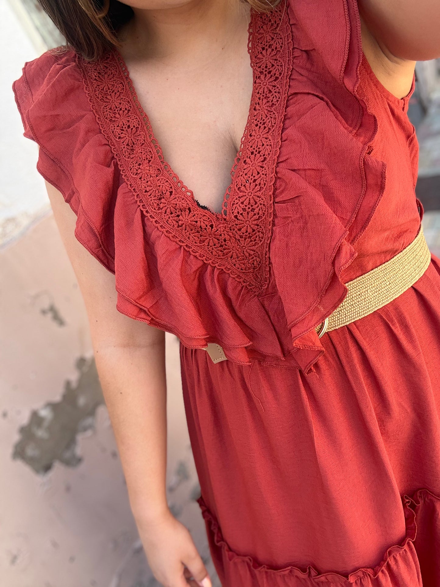 Vestido Boho Teja