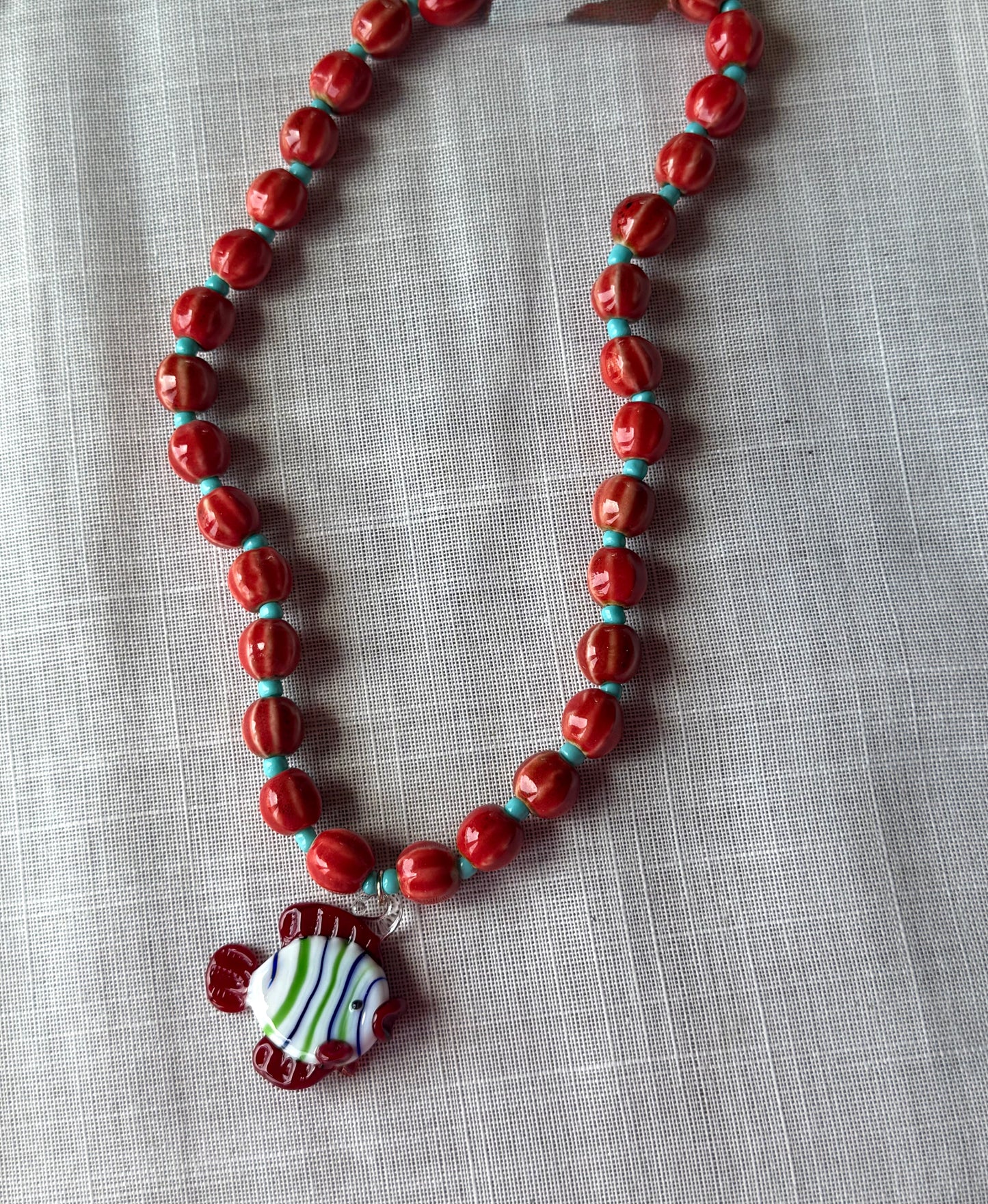 Collar Pez Rojo