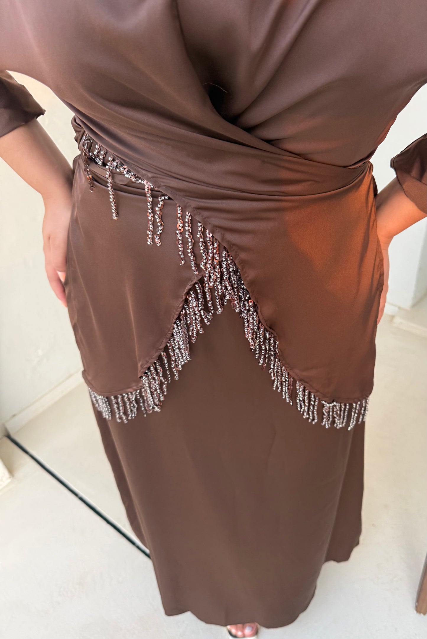 Vestido Amelie Marrón