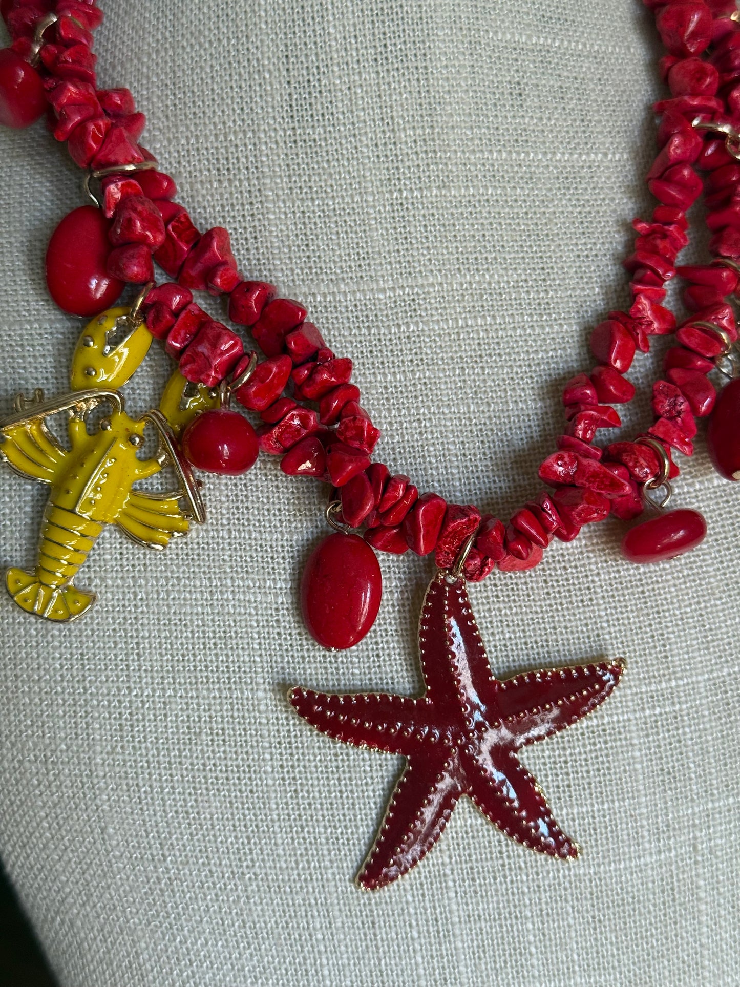 Collar Sicilia Rojo