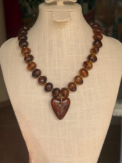 Collar Ámbar Heart