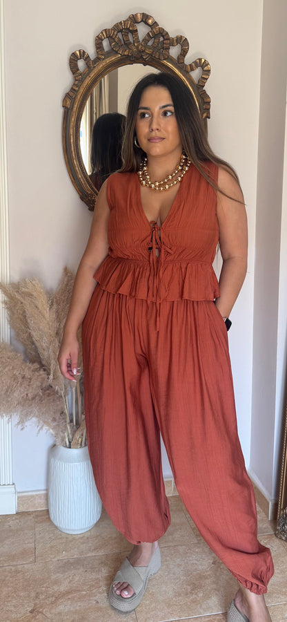 Conjunto Teja Texturizado