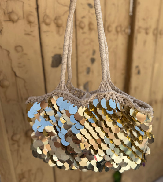 Bolso Antonella Crochet con Lentejuelas