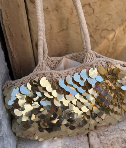 Bolso Antonella Crochet con Lentejuelas
