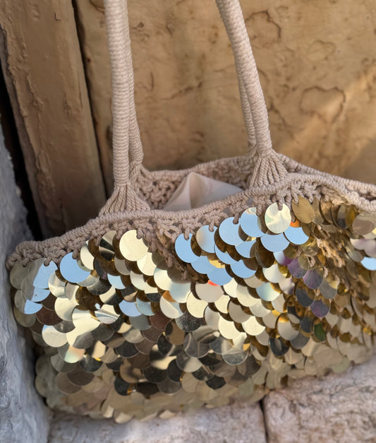 Bolso Antonella Crochet con Lentejuelas