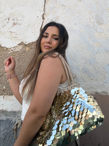 Bolso Antonella Crochet con Lentejuelas