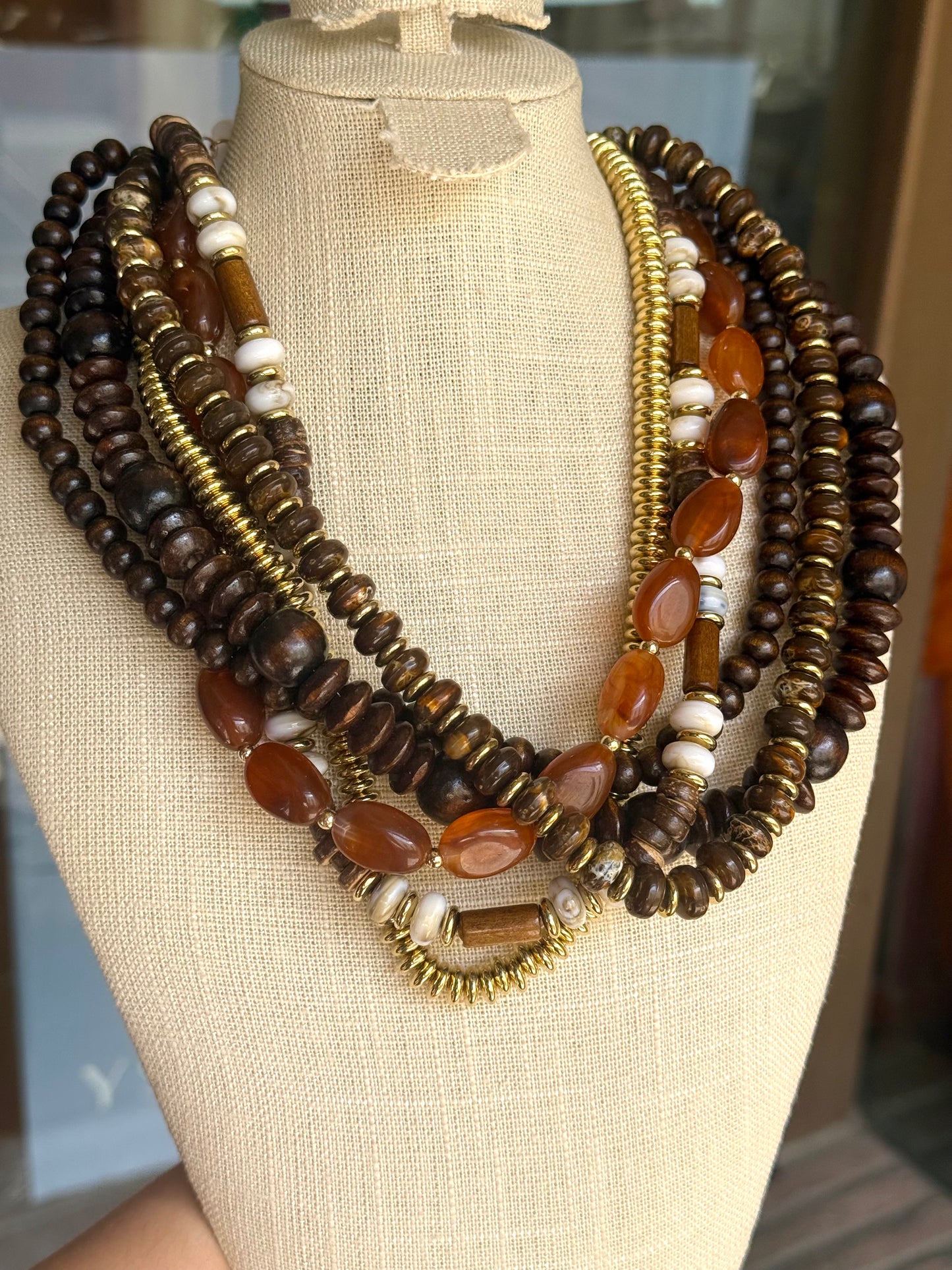 Collar Boho Tierra Maxi Gold