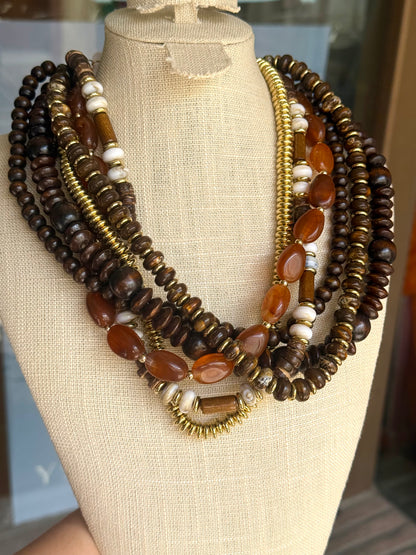Collar Boho Tierra Maxi Gold