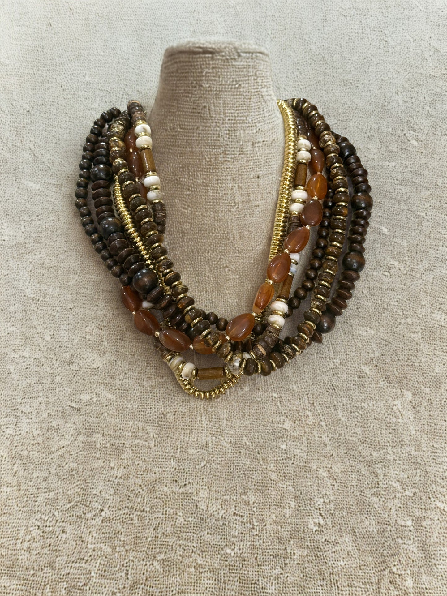 Collar Boho Tierra Maxi Gold
