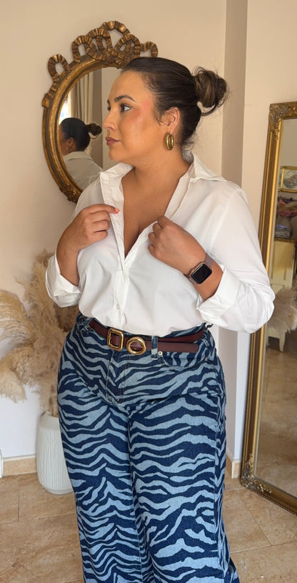 Camisa Popelín Blanca