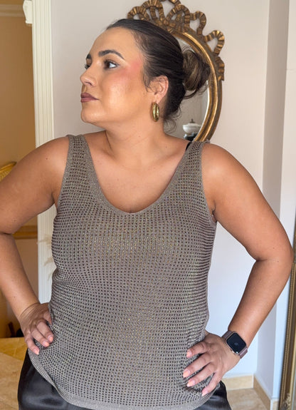 Top Hilo Strass Topo