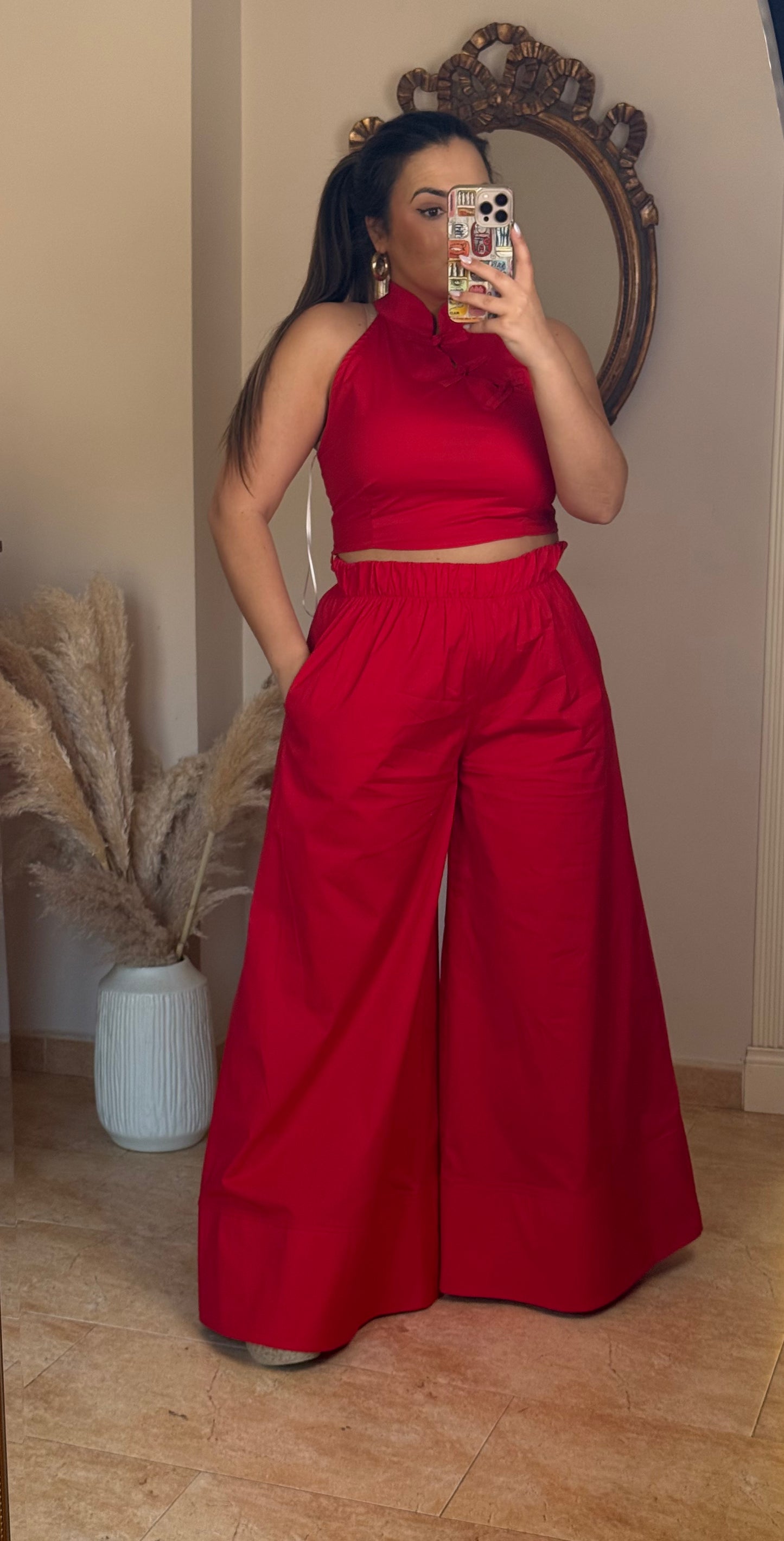 Conjunto Tokyo Rojo LUMINA