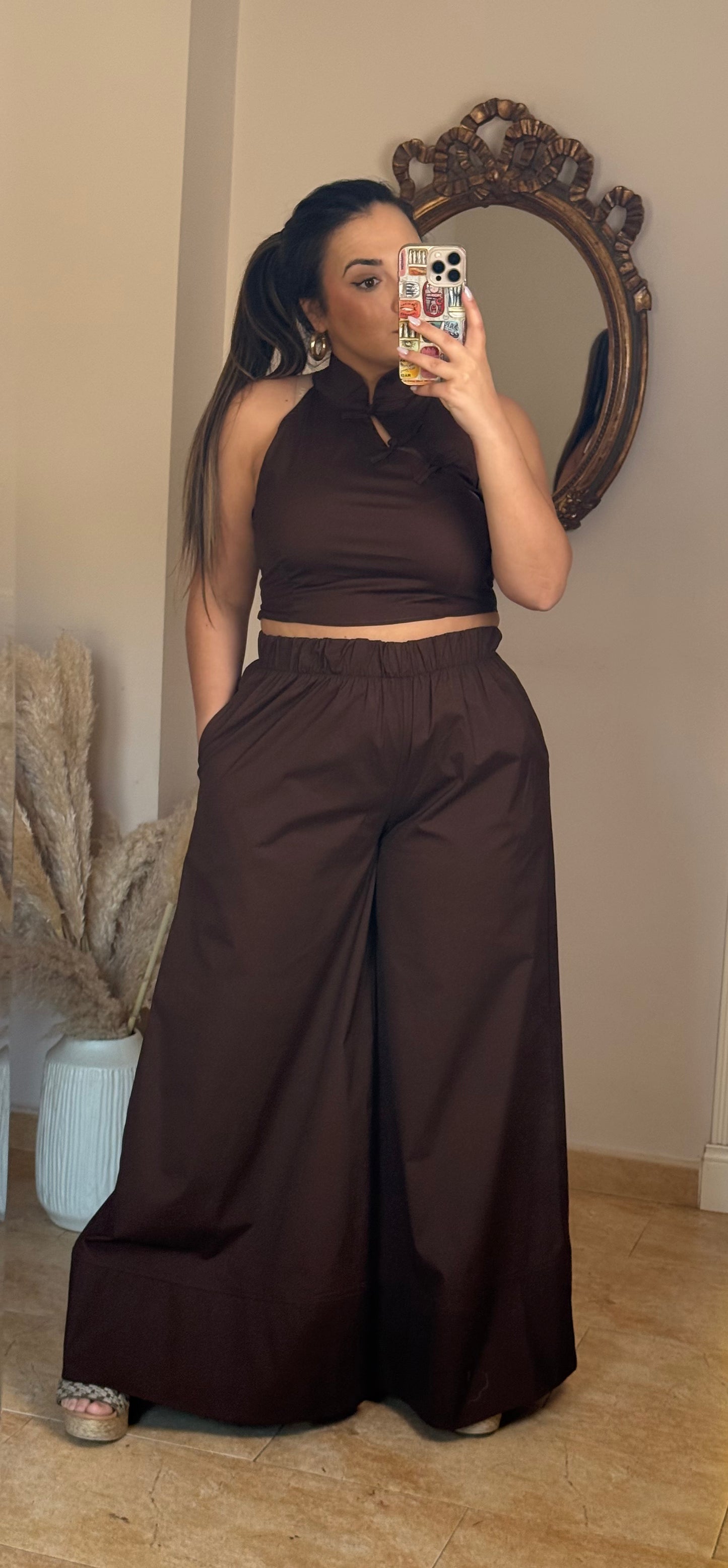 Conjunto Tokyo Marrón LUMINA