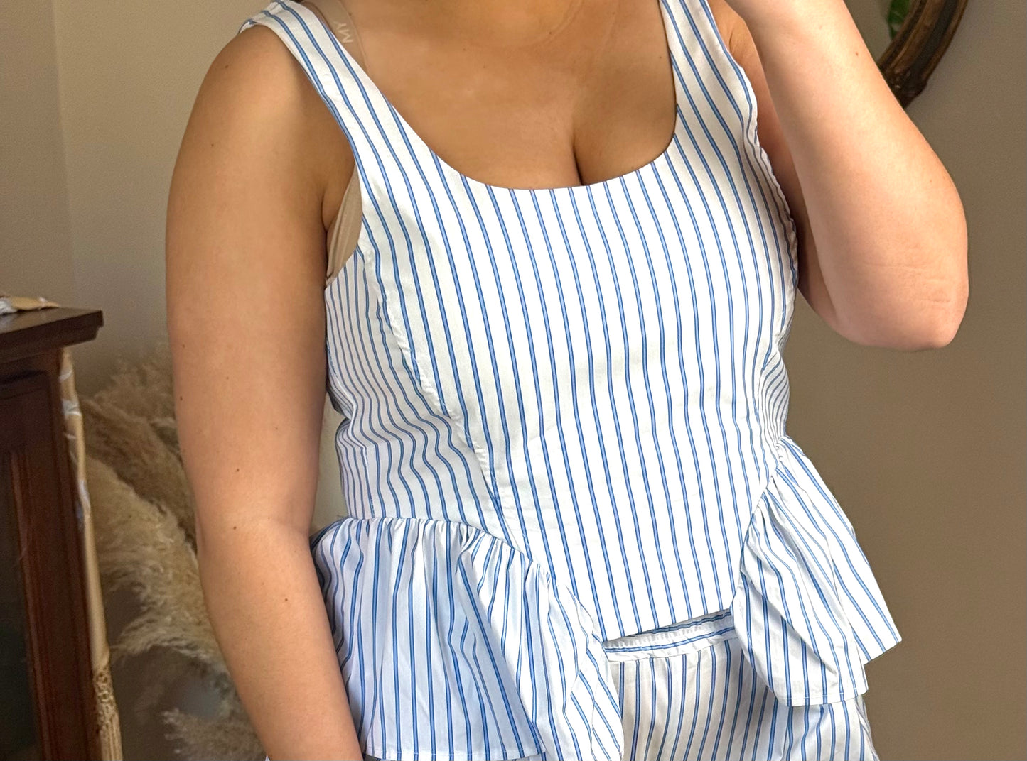 Conjunto Rayas Azul LUMINA