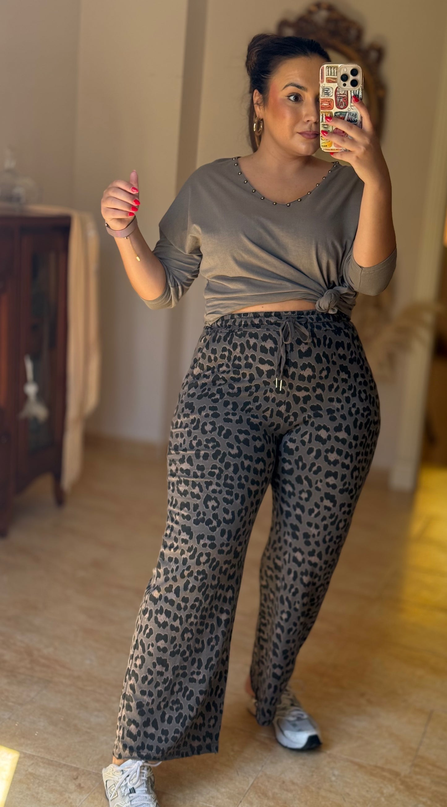 Pantalón Leo Algodón Topo
