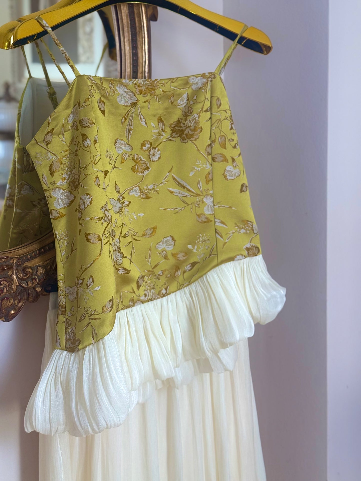 Conjunto Satinado Floral