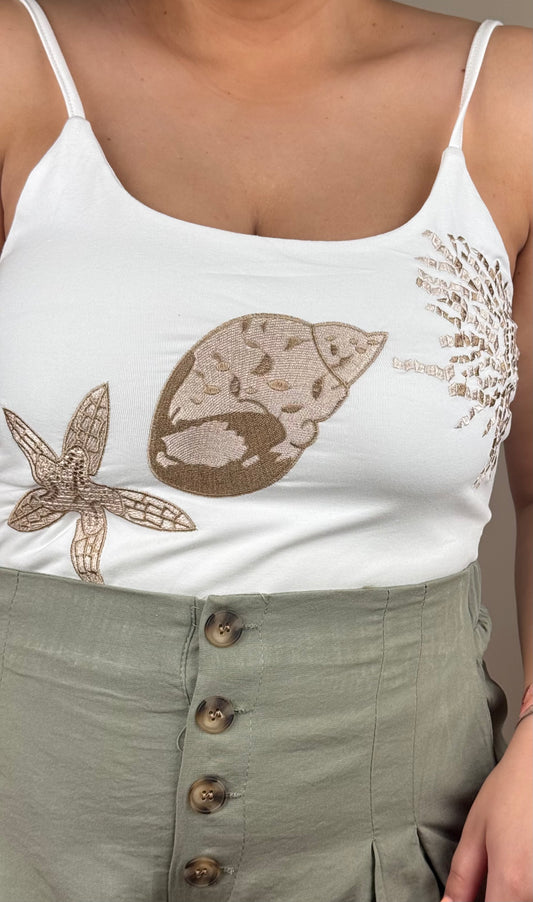 Body Conchas Beige