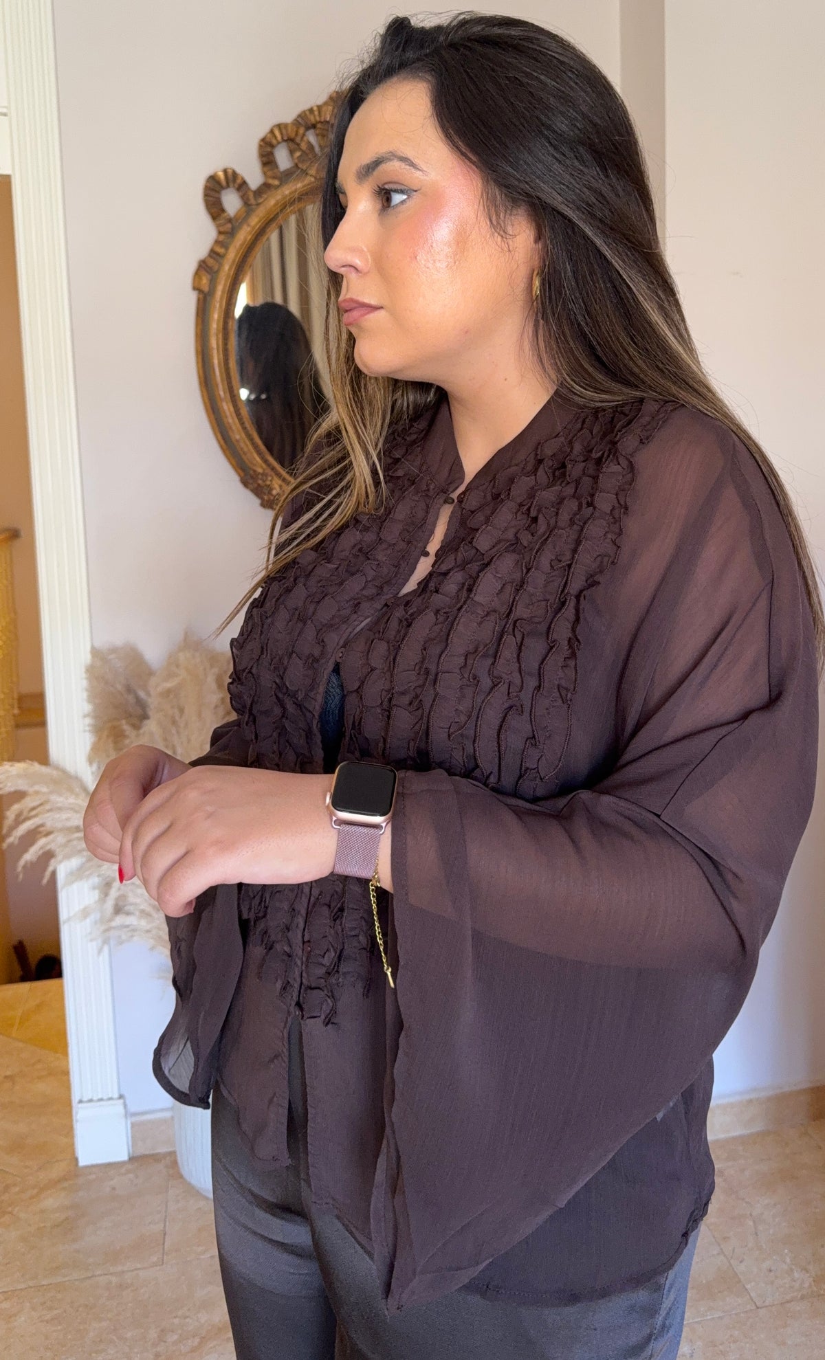 Blusa Gala Marrón