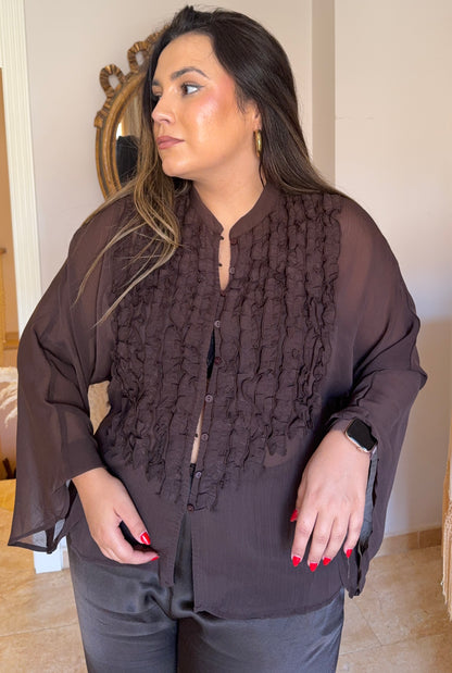 Blusa Gala Marrón
