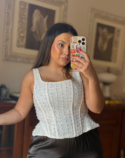 Top Perlas Crema