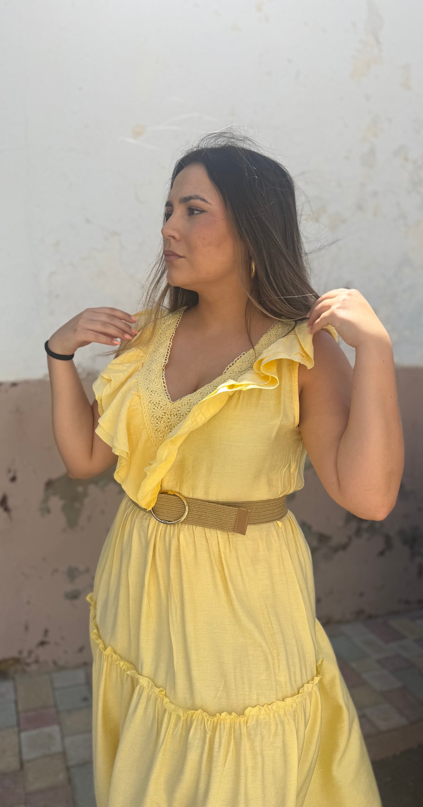Vestido Boho Amarillo