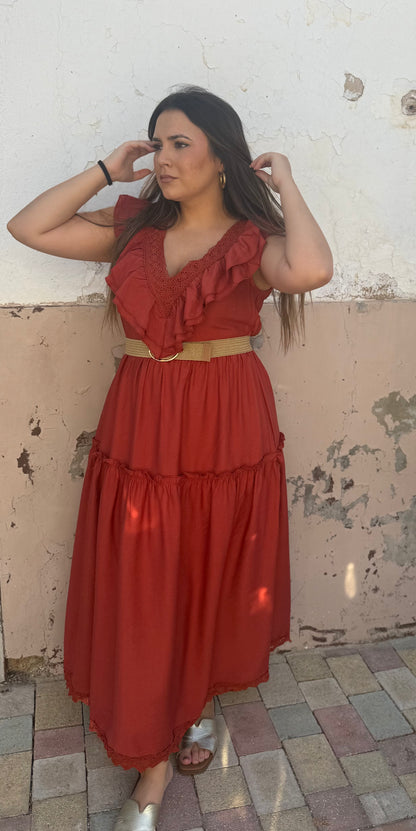 Vestido Boho Teja