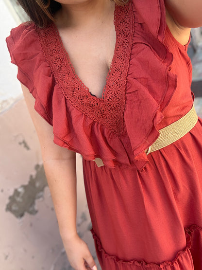 Vestido Boho Teja