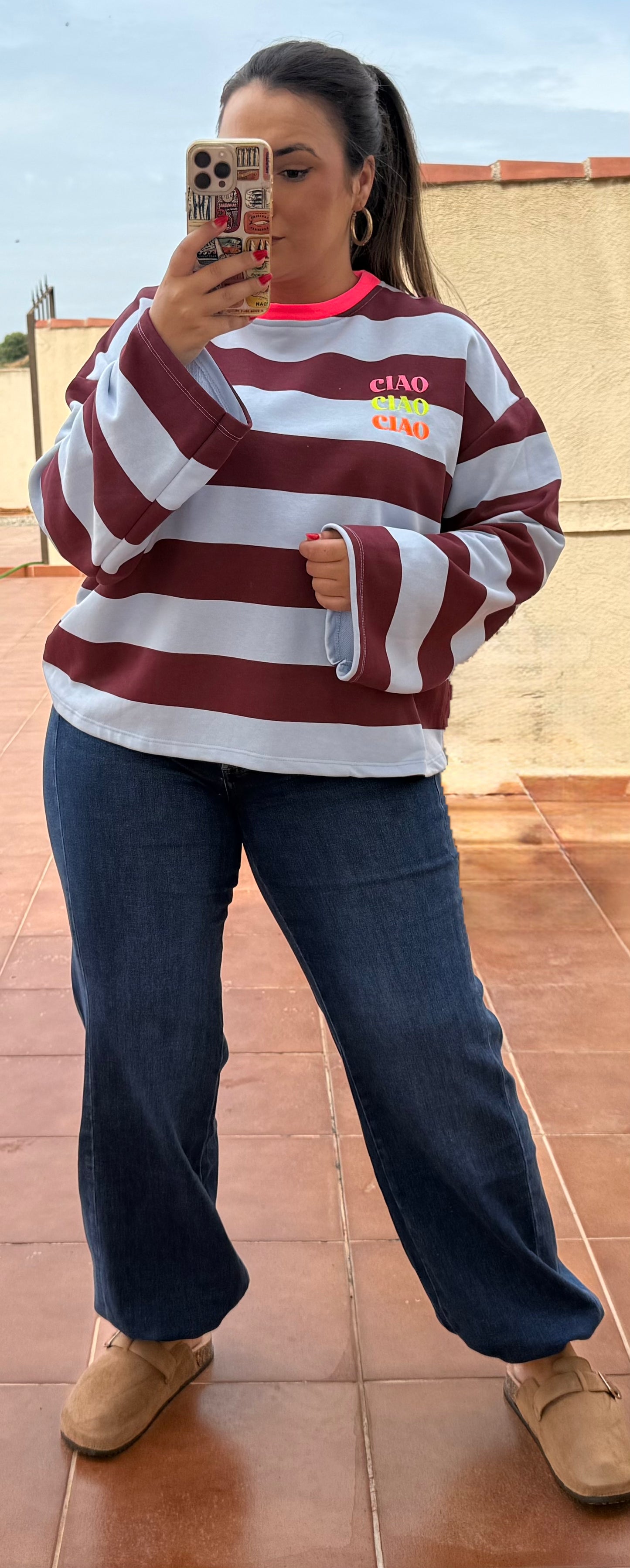Pantalón Bombacho Denim