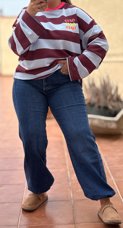 Pantalón Bombacho Denim