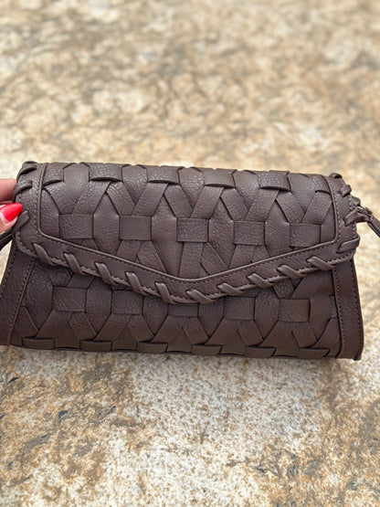 Bolso Trenzado Chocolate