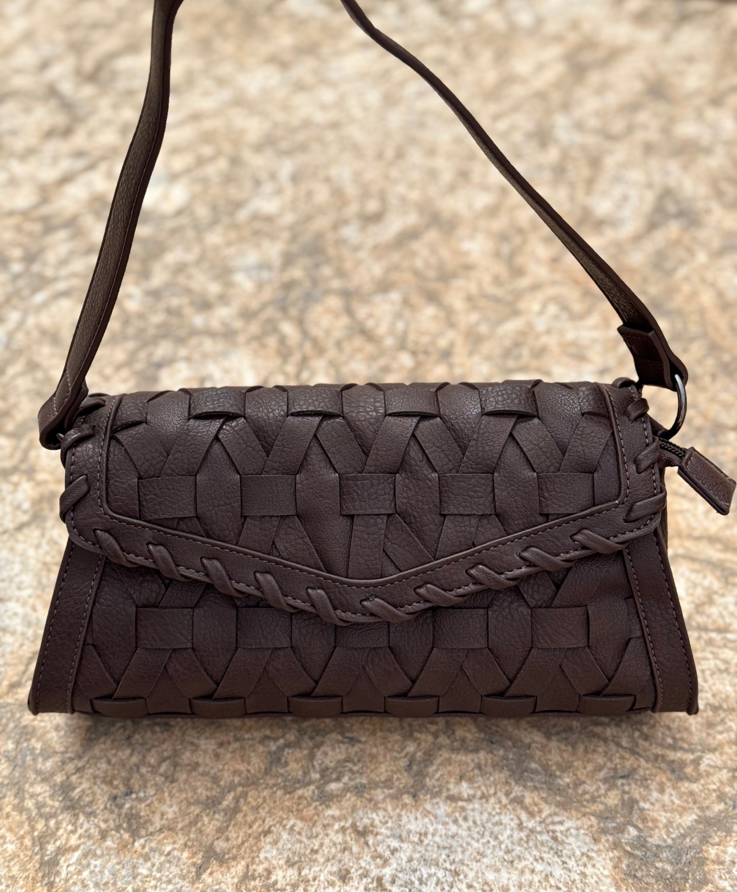 Bolso Trenzado Chocolate