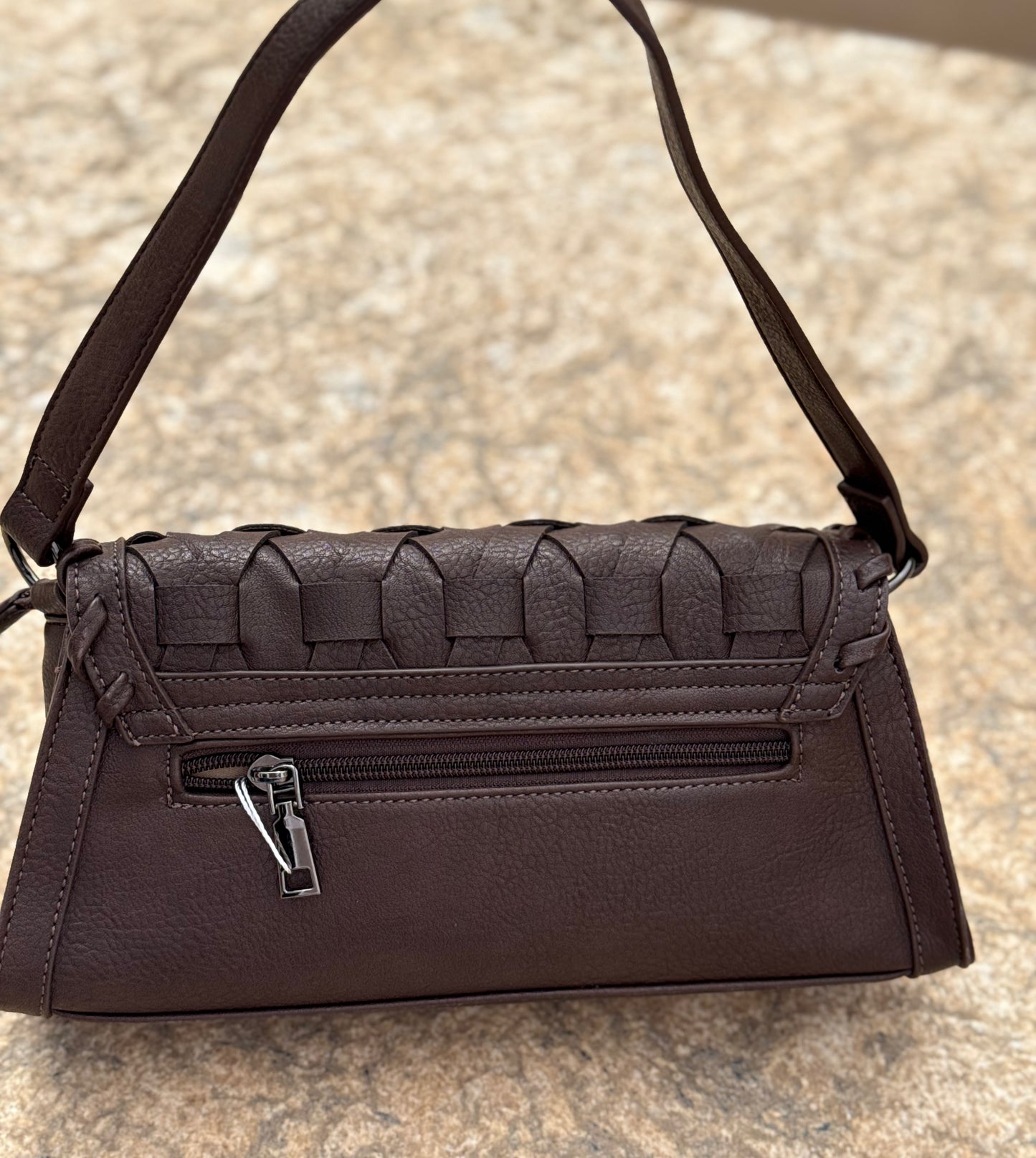 Bolso Trenzado Chocolate
