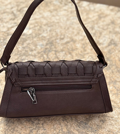 Bolso Trenzado Chocolate