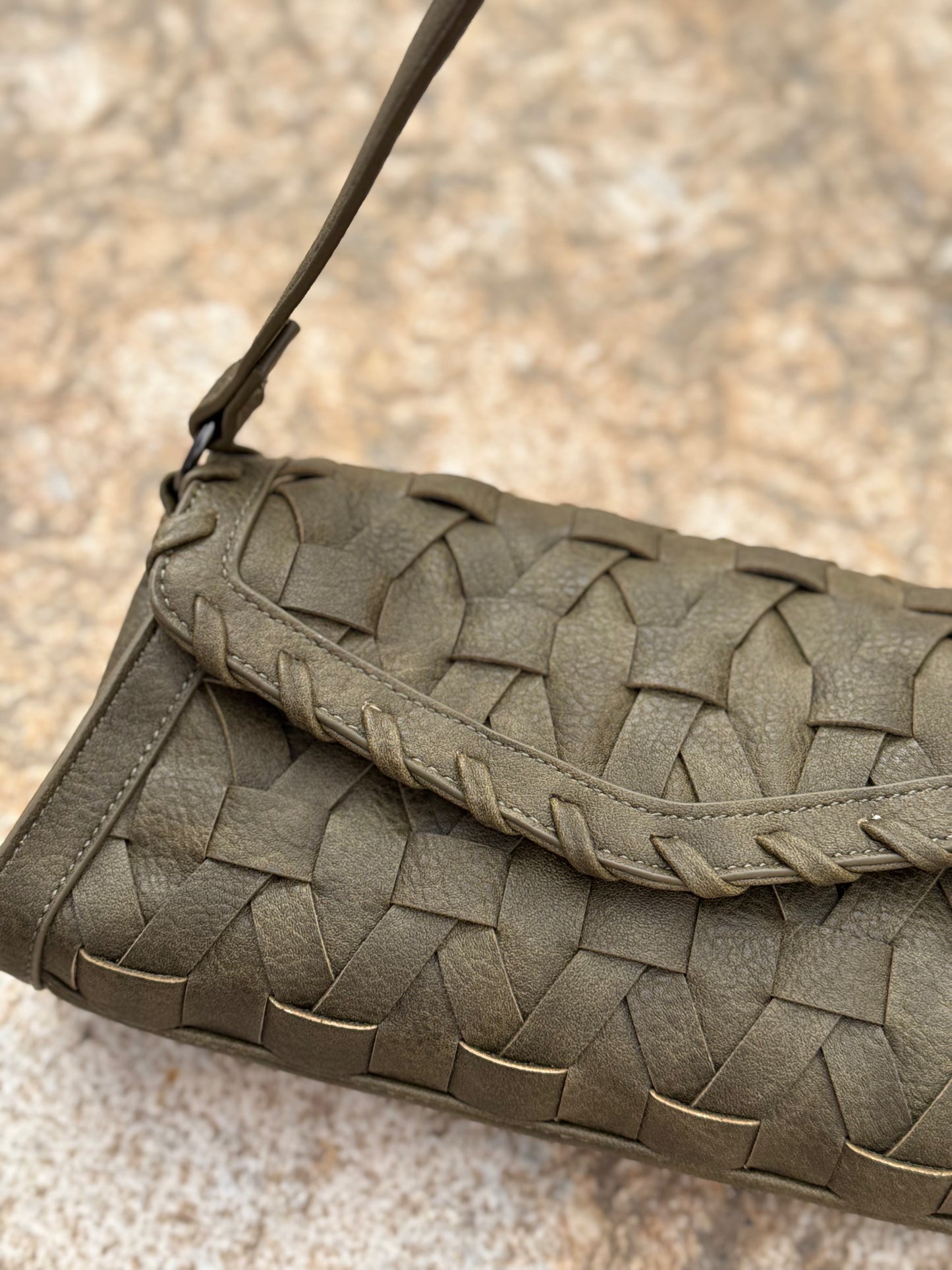 Bolso Trenzado Verde