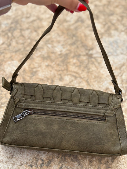 Bolso Trenzado Verde