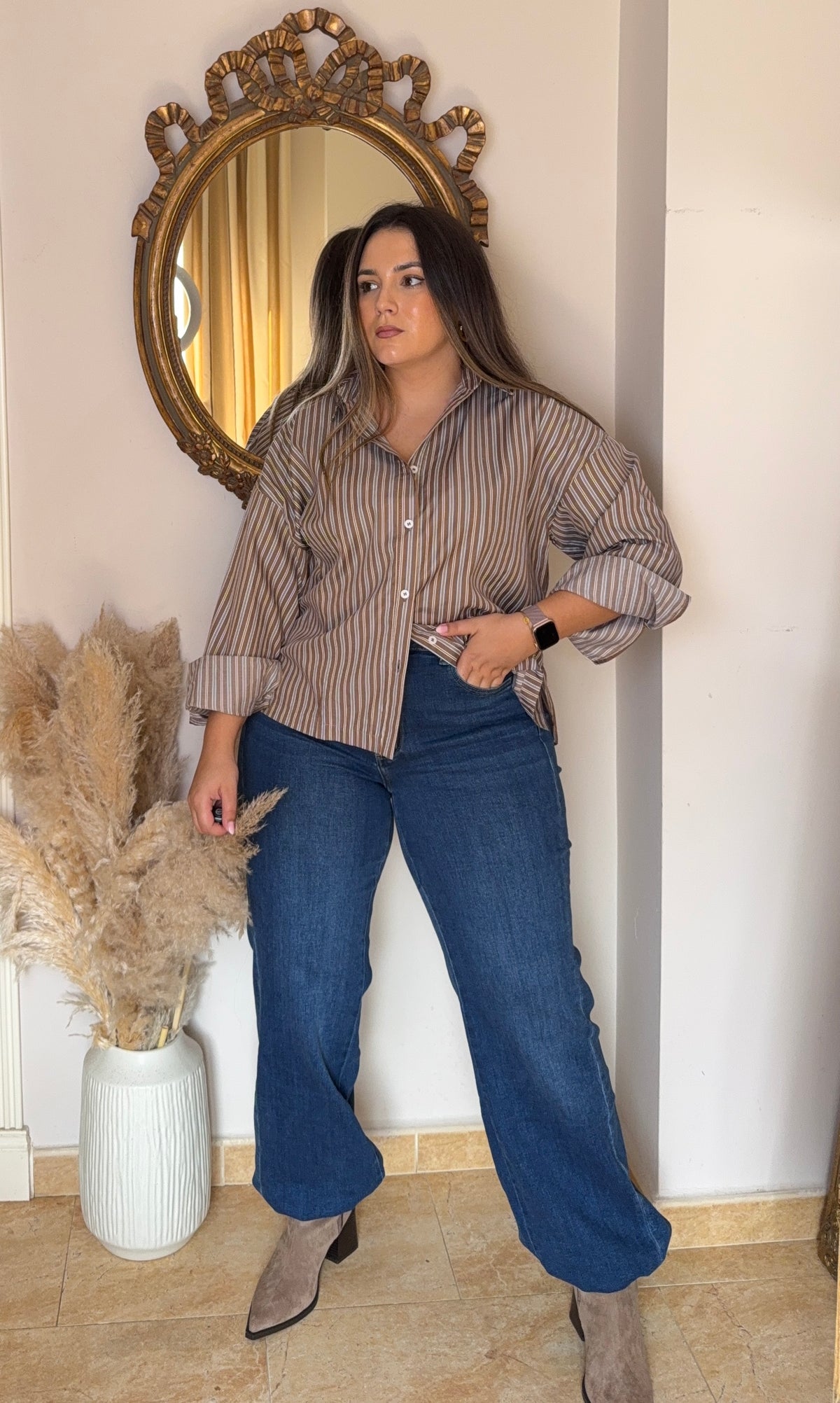 Pantalón Bombacho Denim