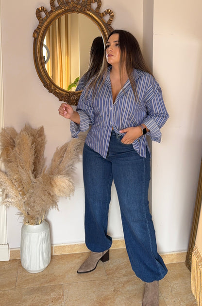 Pantalón Bombacho Denim