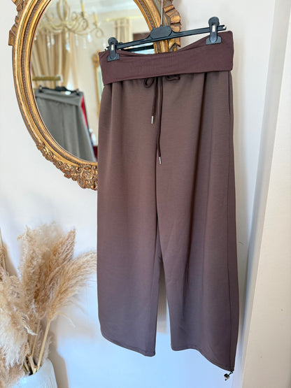 Pantalón Cintura Vuelta Capa de Aire (VARIOS COLORES)