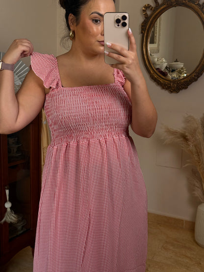 Vestido Vichy Volante (varios colores)