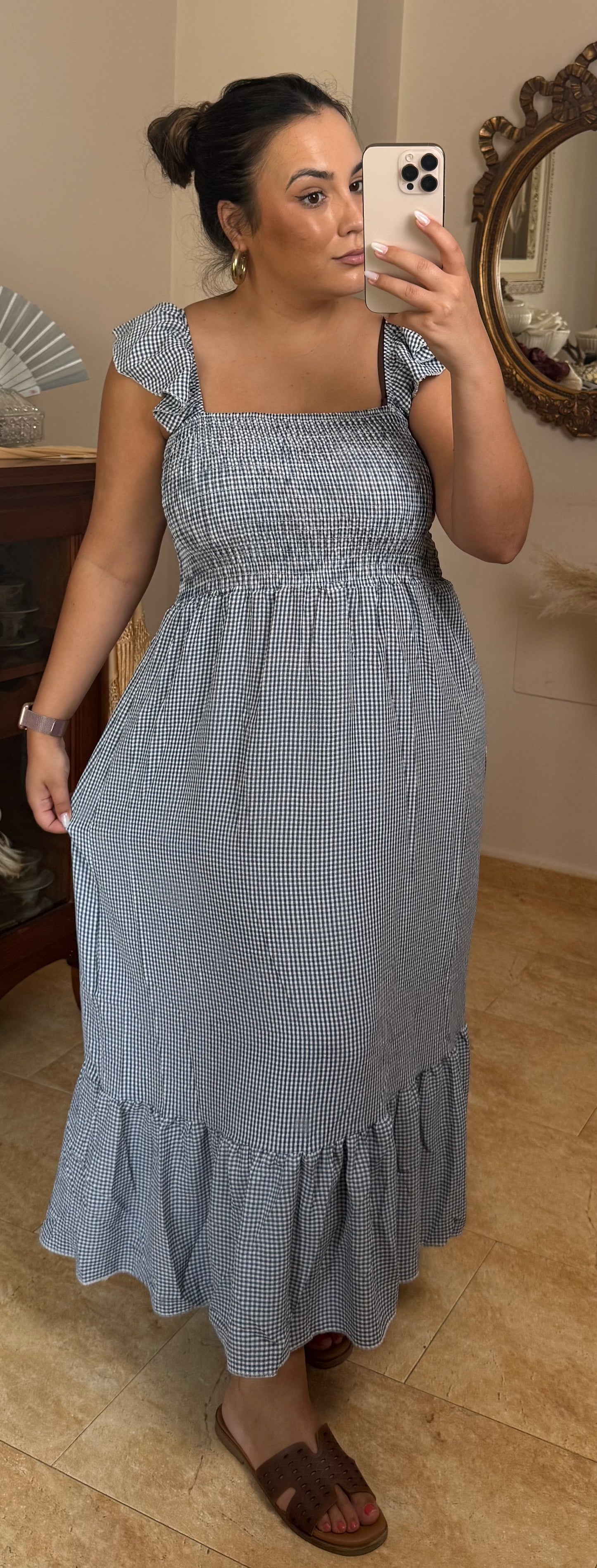 Vestido Vichy Volante (varios colores)