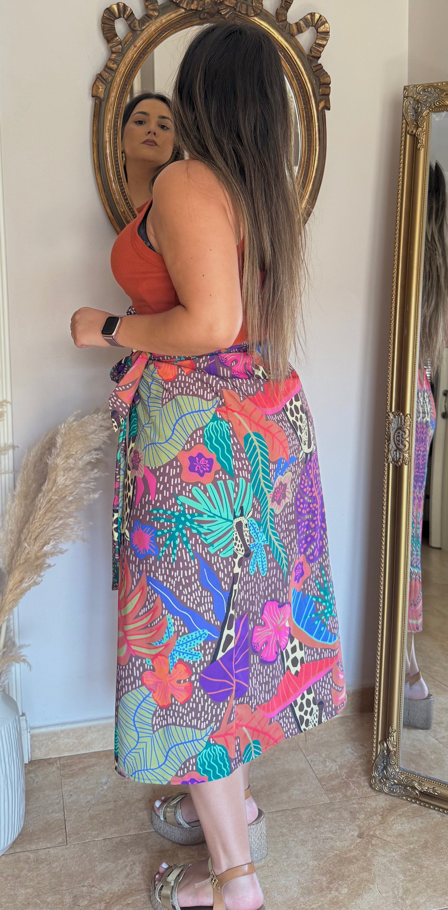 Falda Tipo Pareo Safari