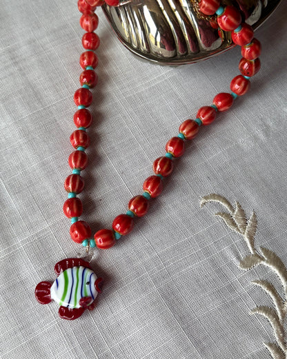 Collar Pez Rojo