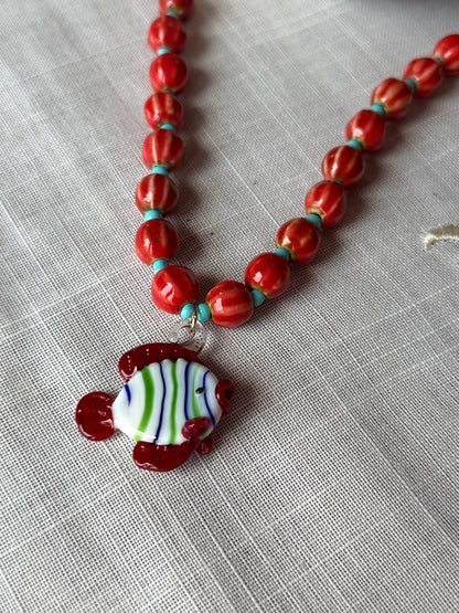 Collar Pez Rojo