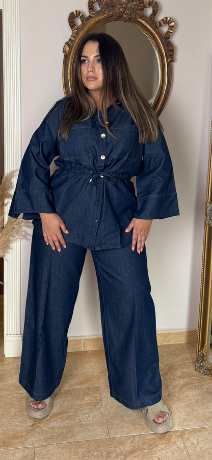 Conjunto Denim Fluido