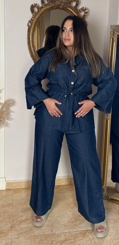 Conjunto Denim Fluido