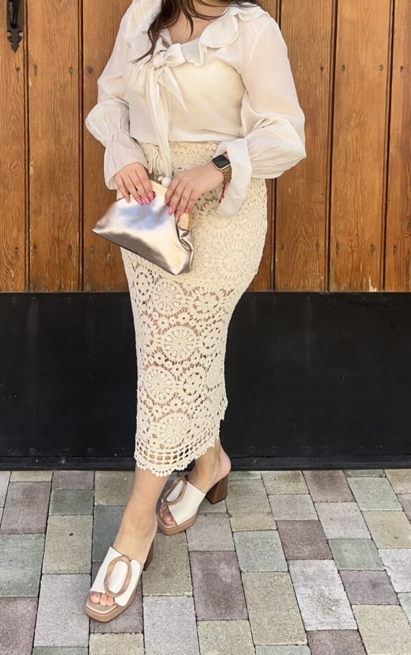 Falda Midi Crochet